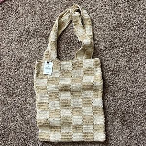 crochet tote bag